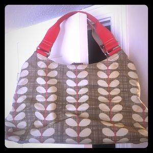 Orca Kiely stem pattern shoulder bag
